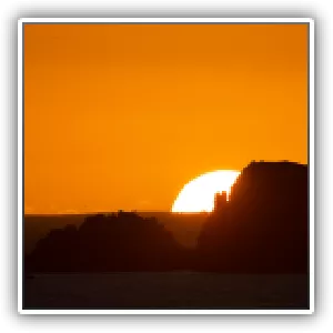 Coucher soleil sur le Finistère / sunset over Finistère - France